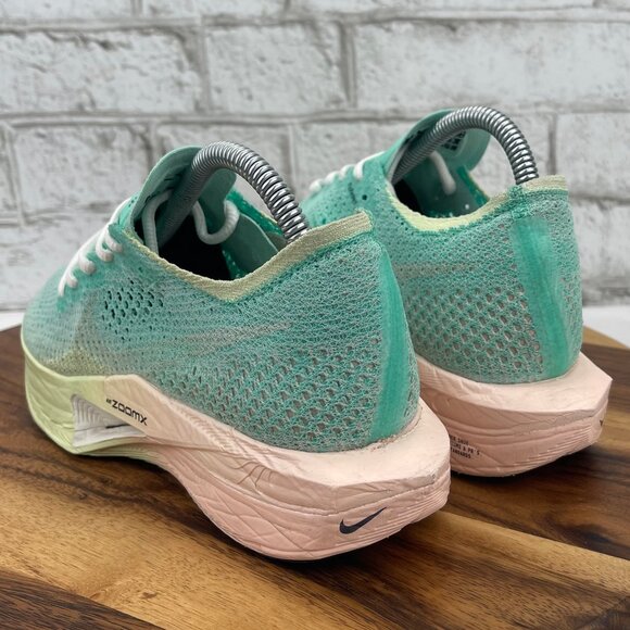 Nike Zoomx Vaporfly Next%3 Womens 8.5 Mint Foam Sunset Tint Running Shoes - Picture 3 of 16